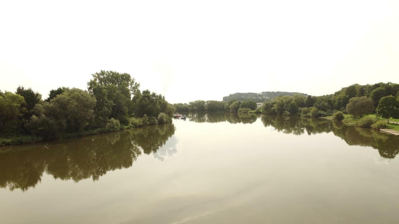 Weserwohnung - Bootshaus Urlaub Am Wasser ฮาเมลน์ ภายนอก รูปภาพ
